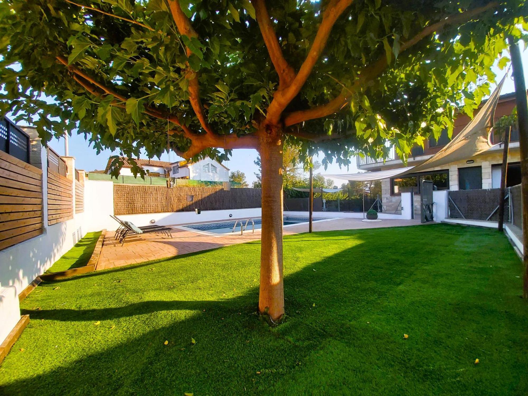 Morera Blanca Piscina, Barbacoa, Chill-Out San Mateu de Bages Luaran gambar